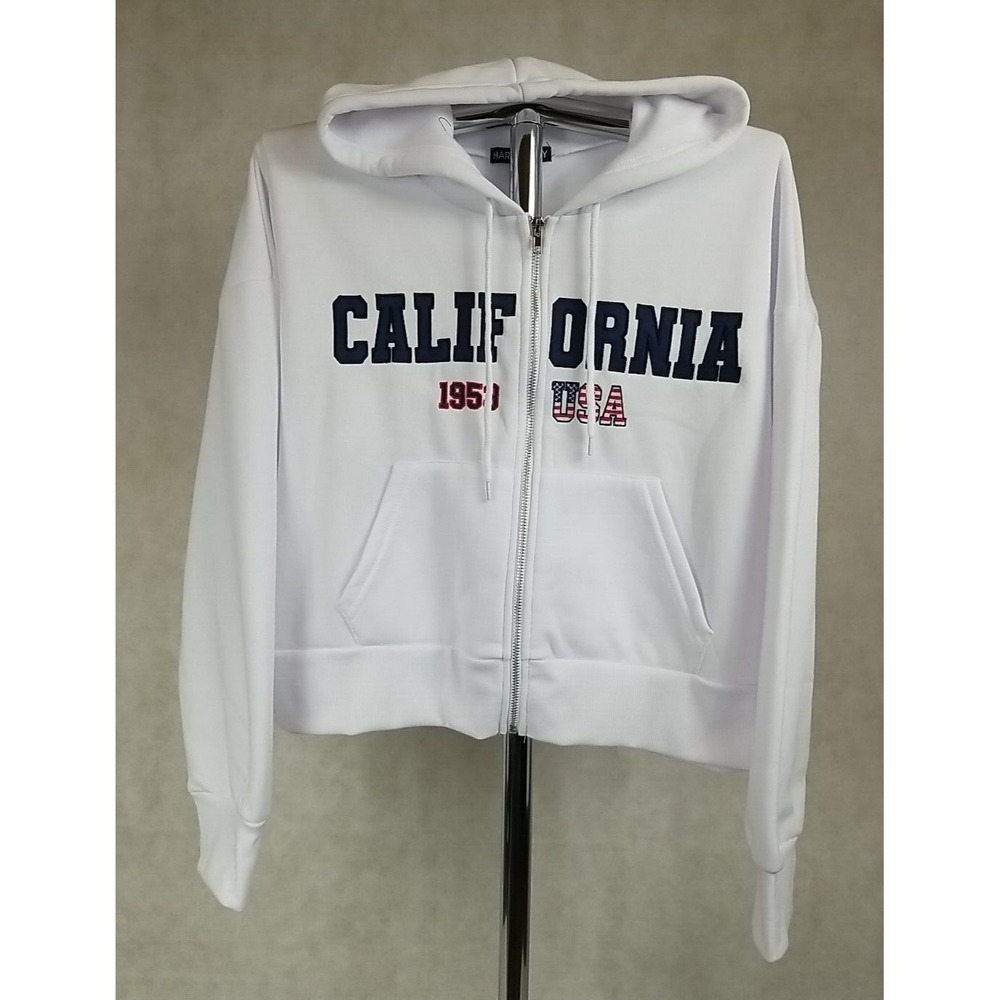 NWT‎ Harper Ivy Womens Size XL Sweatshirt Women California USA Hoodie White